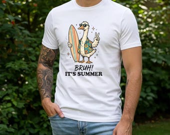 Summer Graphic T-Shirt Bella Canvas 3001, Cute Beach Vibe Tee, Retro Sun Shirt, Aesthetic Vacation Apparel, Soft Cotton Summer Gift for Him