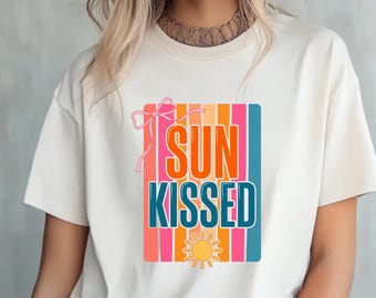 Summer Coastal Cowgirl Tee, Bella Canvas 3001 Shirt, Beachy Western Graphic Tee, Cute Vacation Outfit Women