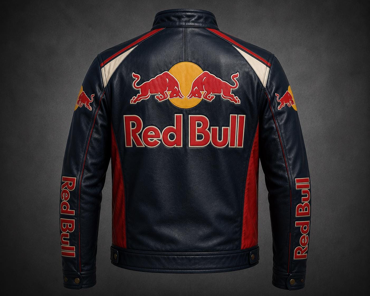 Red Bull Racing Leather Jacket - Etsy