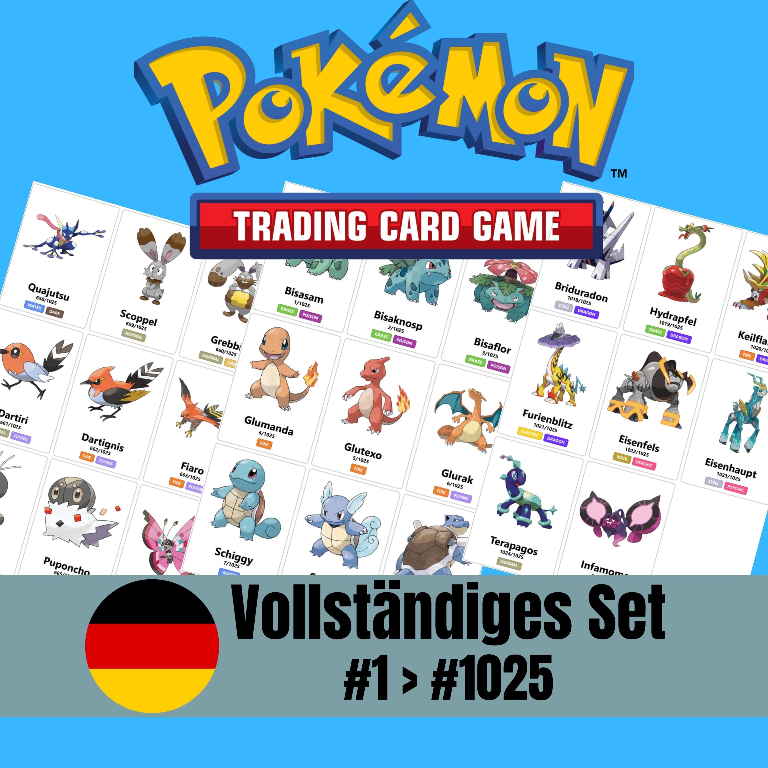 ポケモンカード　ポケモン全国図鑑順　全1025種類コンプリートセット　ファイル 全国ポケモン図鑑 - Etsy 日本
