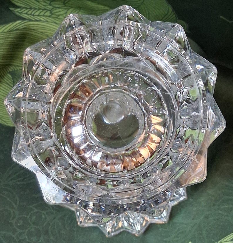 Mikasa Rainier Crystal Vase: Vertical Flared Ribbing, 10.25" image 6