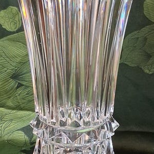Mikasa Rainier Crystal Vase: Vertical Flared Ribbing, 10.25" image 3
