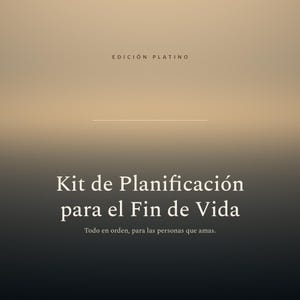 End of Life Planning Kit: Platinum Edition, Estate Organizer, Vital Documents (Spanish)