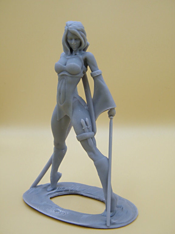 45 115 mm Resin Figure Model of sexy Girl with two Etsy