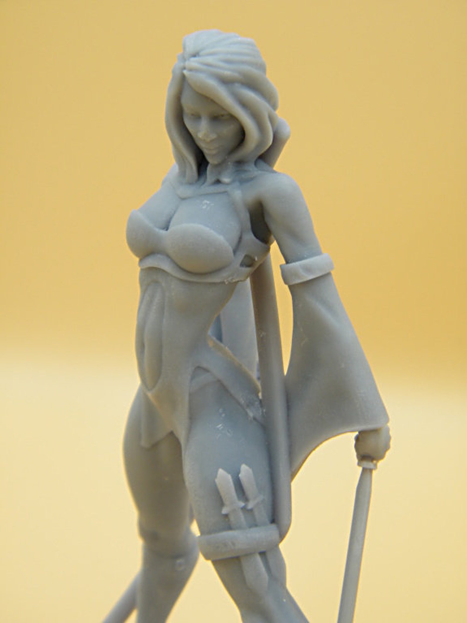 45 115 mm Resin Figure Model of sexy Girl with two Etsy