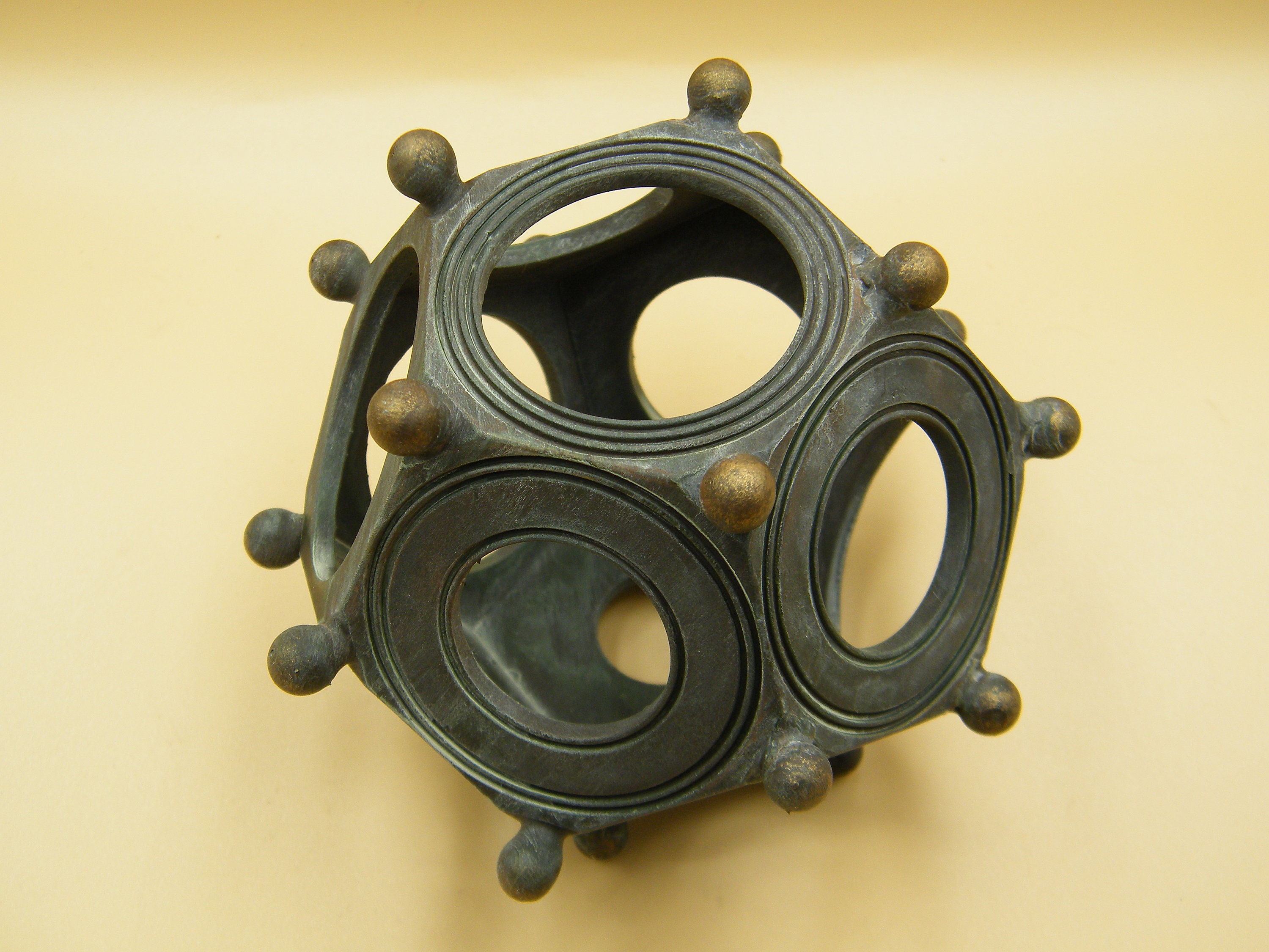 Custom Made Resin Replica of Roman Dodecahedron. Natural Size. Decoration Etsy