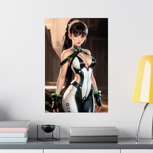 イヴ - エンド・オブ・ライン・アート・オリジナル - ステラブレードにインスパイアされたマットアートプリント - 枠なし 画像 7