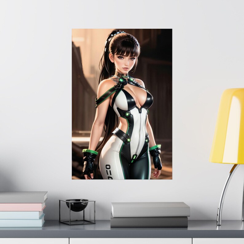 イヴ - エンド・オブ・ライン・アート・オリジナル - ステラブレードにインスパイアされたマットアートプリント - 枠なし 画像 7