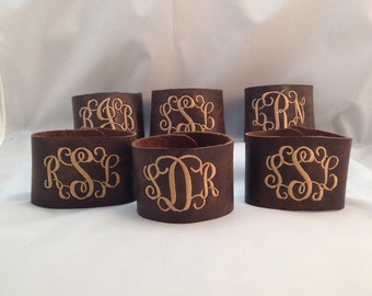 Monogrammed Bracelet, Bridesmaid Gift