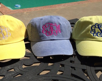 Baseball Cap, Baseball Hat, Monogrammed Ladies baseball cap