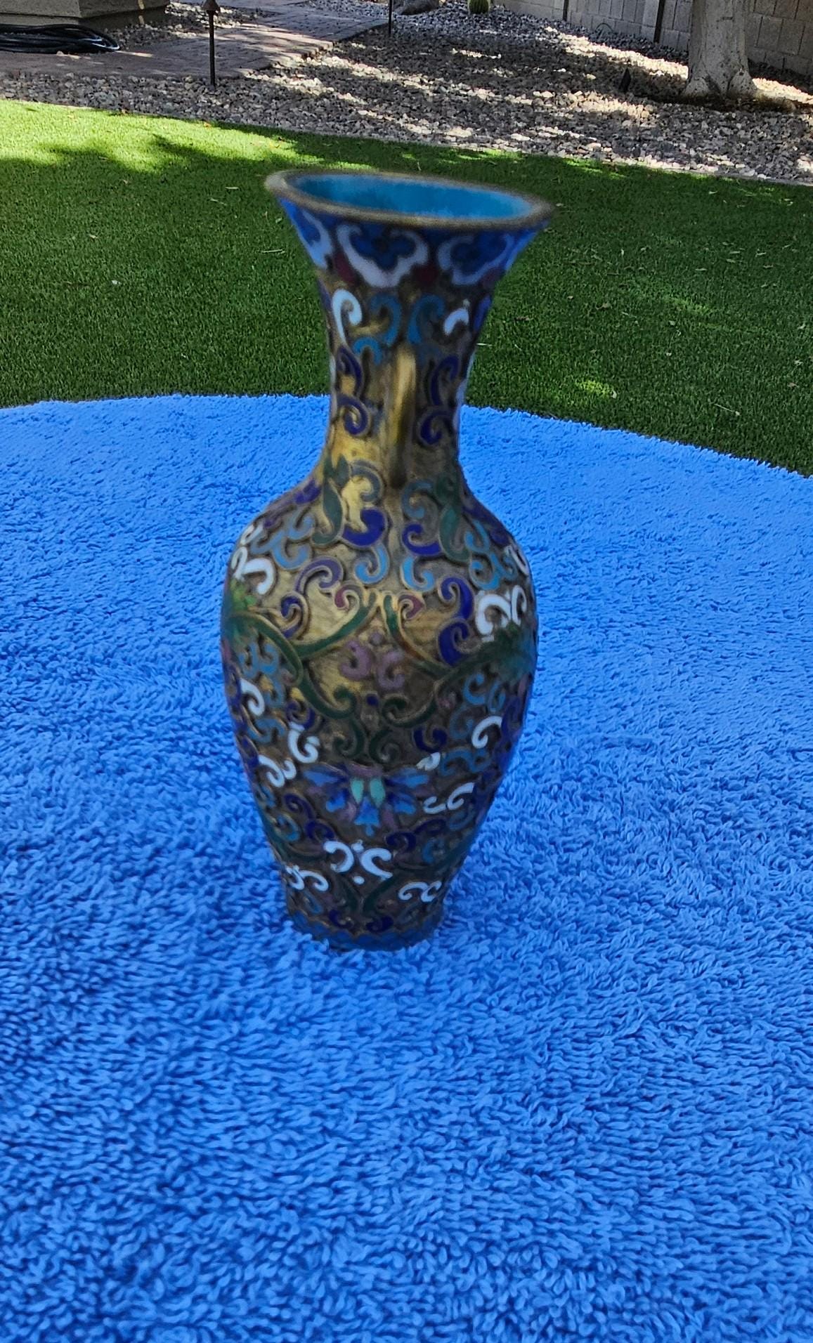 Chinese metal vase - Etsy 日本
