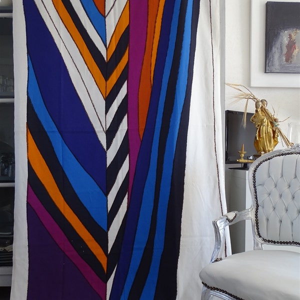 Knoll International hanging fabric cotton 1972 designer Gretl and Leo Wolner