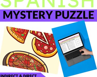 Spanish Indirect & Direct Object Pronouns Mystery Puzzle