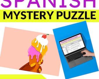 Spanish 2 Preterite Activity Digital Mystery Puzzle