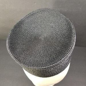 Vintage 1950’s Marie Buffehr Wool Felt Slouch Hat Tilted Womens Black Hat - Etsy main image 3