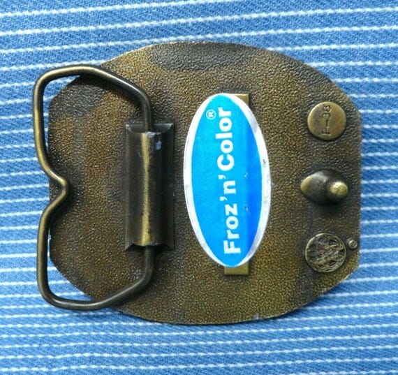 4 Wheeling Belt Buckle 4X4 Truck More Than Just Driving Vintage 1970s Bergamot .CVB547 View 4