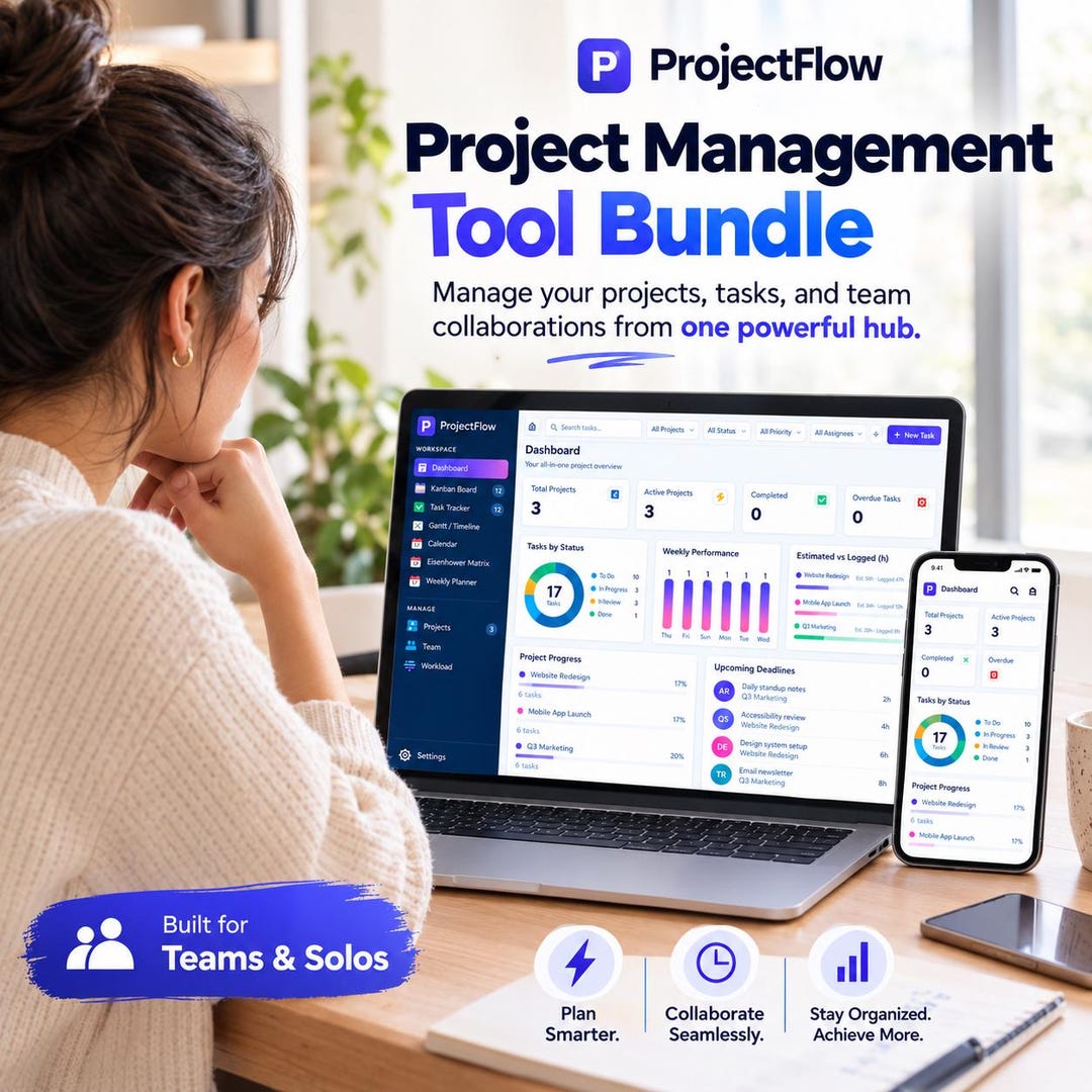 Project Management Web App | Gantt Chart, Kanban Board, Task Tracker ...