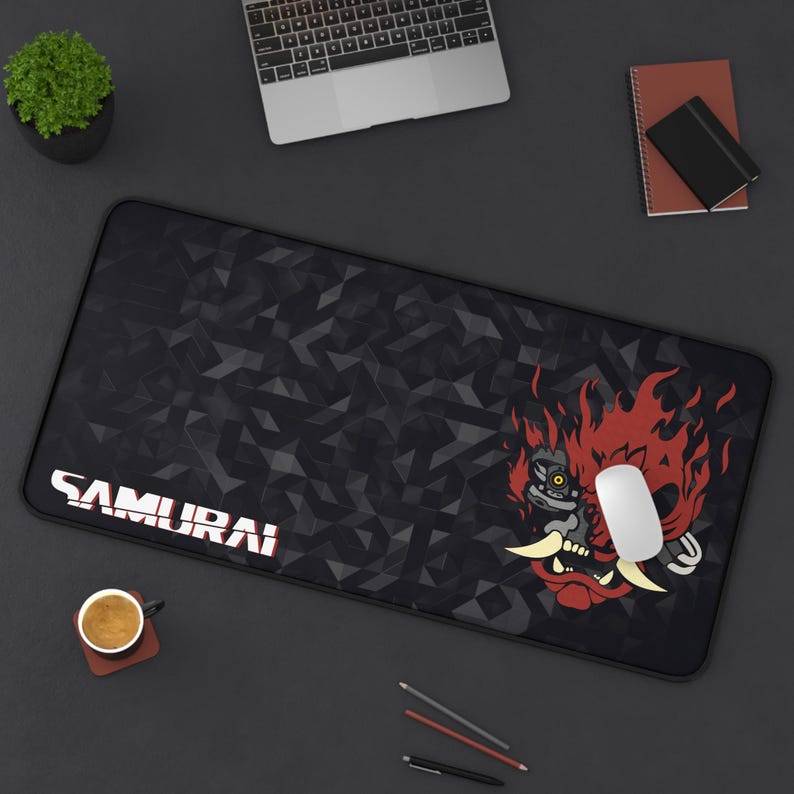 Samurai Large Neoprene Mouse Pad - Cyberpunk 2077 image 3