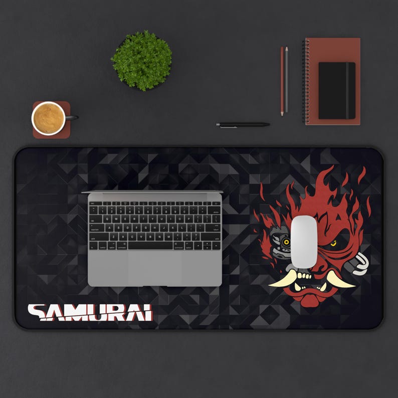 Samurai Large Neoprene Mouse Pad - Cyberpunk 2077 image 1