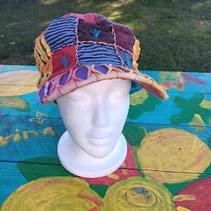 Patchworkmuts, verstelbaar