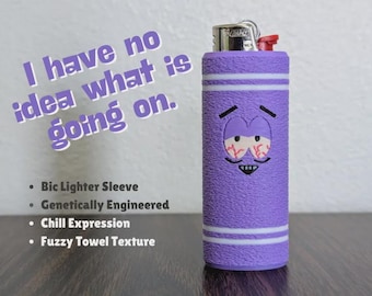 Bloodshot Towelie Bic Lighter Sleeve