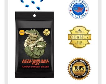 20 weiches Gel Gator chomp König männlich Booster EXTREME ENHANCE für # Sie / Ihn!