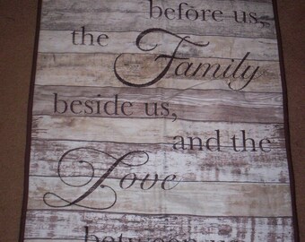 Family Prayer Wall Hanging