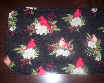 Christmas Cardinal Set of 8 Place Mats *Free Shipping*