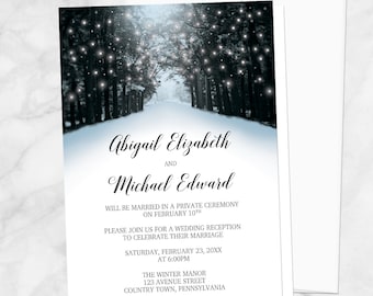reception only invitation etsy