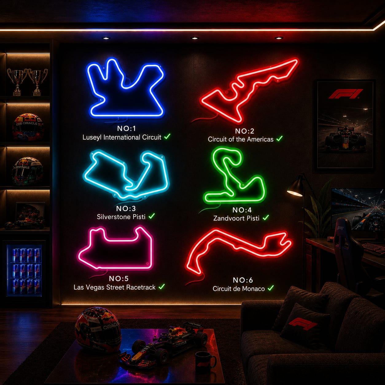 F1 circuit neon sign - Etsy 日本