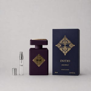 Initio Parfums Privés Side Effect Hand-Decanted Sample - Rum Saffron Cinnamon - Niche Perfume Decant imagem 4