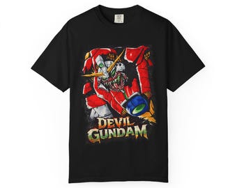 Grafisch T-shirt Devil Gundam | Mecha-anime robot-T-shirt