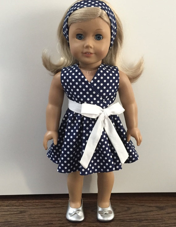 Easter Spring Shift Dress American Made Doll Clothes For 18 Inch Girl Dolls