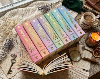 Edición de coleccionista de Dungeon Crawler Carl en tapa dura / Colección de libros de fantasía en tonos pastel