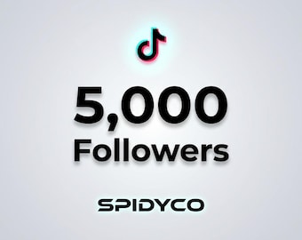 5 000 vrais abonnés TikTok | Croissance instantanée | Abonnés réels et actifs | Livraison rapide | Haute qualité | Croissance réelle et organique de TikTok