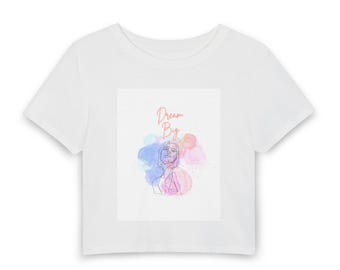 Bijgesneden baby-t-shirt voor dames