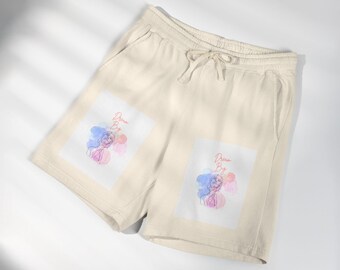 Kledinggeverfde sweatshort van fleece