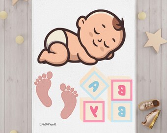 Manta de lã macia para bebês e crianças pequenas | Cobertor para berçário, cores alegres