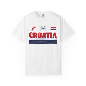 Croatia 2026 Soccer Fan Shirt, Custom Country Code Shirt, International Football Tournament Fan Gift, Football Tee, 2026 World Cup Bild 5