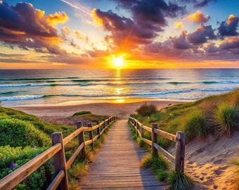 Sunrise on the horizon