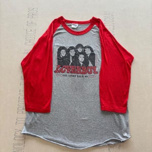 Loverboy バンド Tシャツ 赤 80s Loverboy Tour Tshirt - Etsy