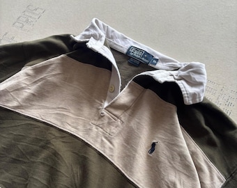 Maglietta da rugby vintage Polo Ralph Lauren