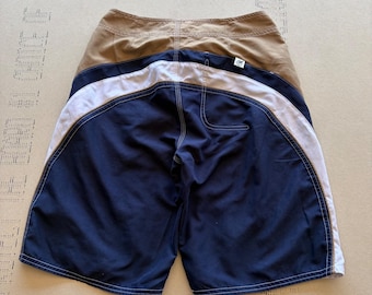 Calções de banho estilo QuikSilver Y2K