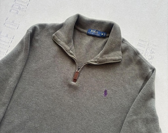 Y2K Polo Ralph Lauren-trui met kwartrits