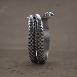 Vintage ormring • 925 ormring • Oxi ormring • 925 sterlingsilver ormring • Guld ormring • Spiralring • Ormsmycken
