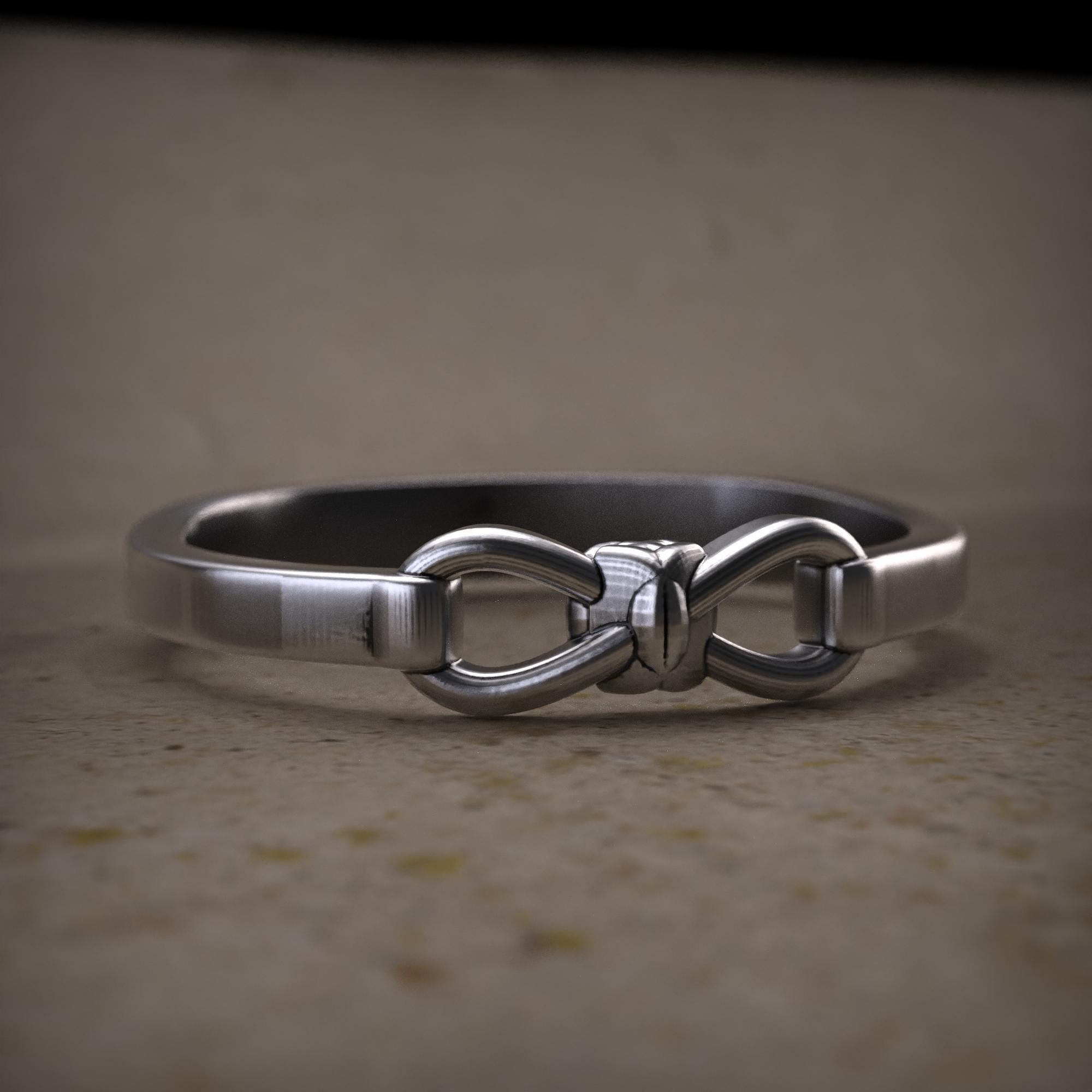 Chrome Hearts Infinity Cross Ring - Etsy