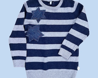 The Hayes Reimagined Upcycled Knit Sweater Size L (3T)
