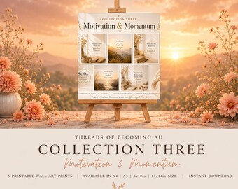印刷可能なウォールアート｜自己成長のアファメーション、マインドフルネス｜デジタルダウンロード、即時ダウンロード