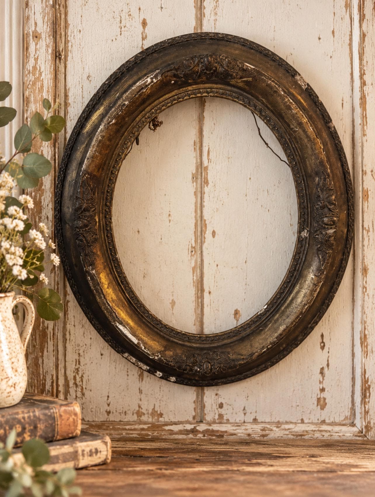Antique Oval French Picture Frame - Etsy