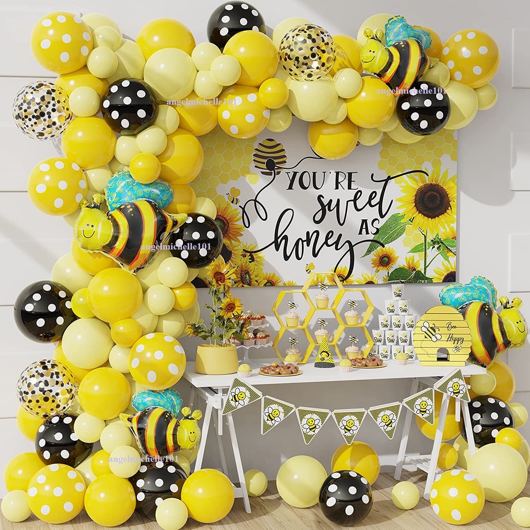 Bee Balloon Party Decor Bee Balloon Garland Arch Kit With - Etsy